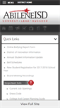 Mobile Screenshot of abileneisd.org